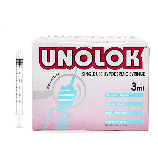 HMD Unolok Syringe Without Needle – 3ml