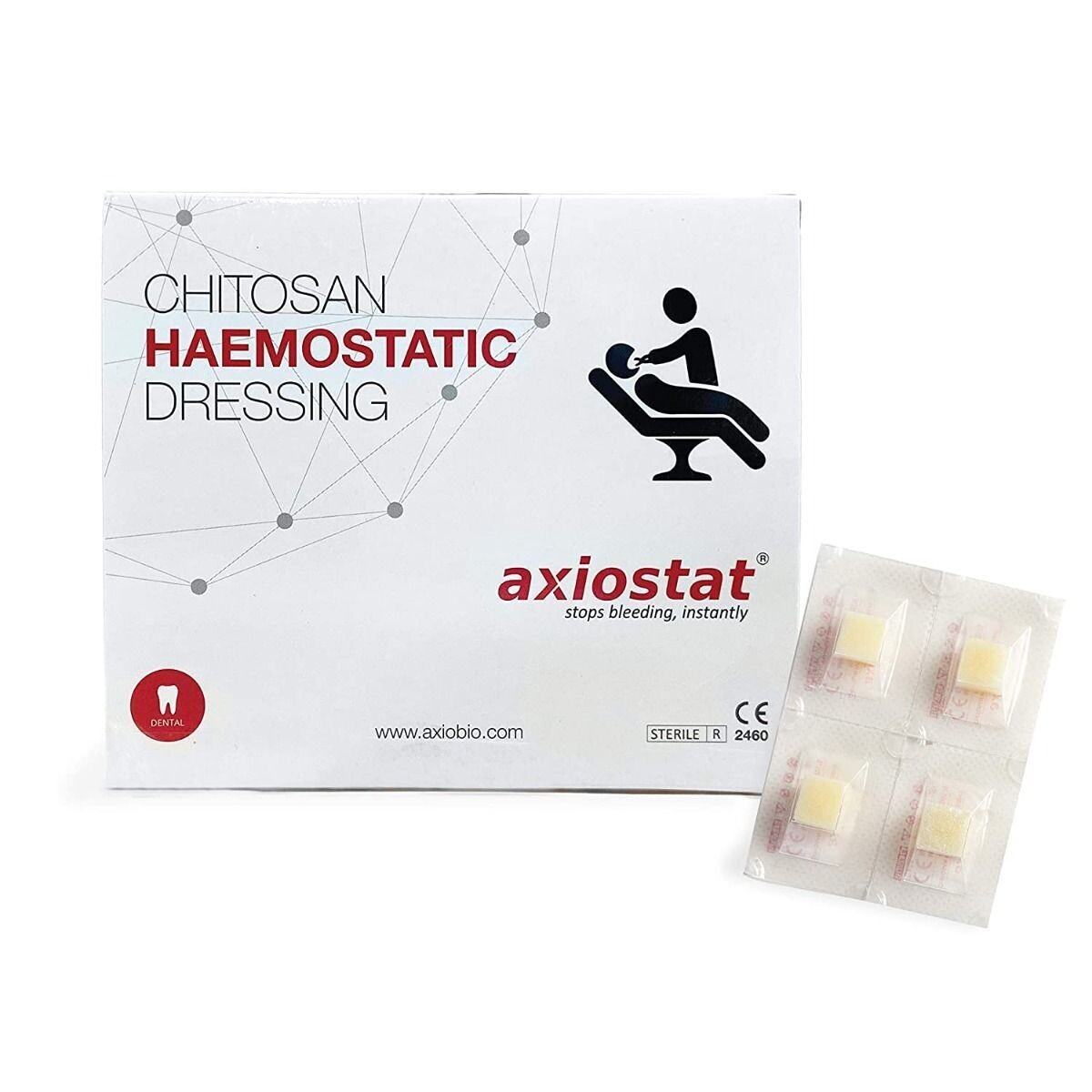 Axiostat Dental Haemostatic Dressing – 1cm x 1cm