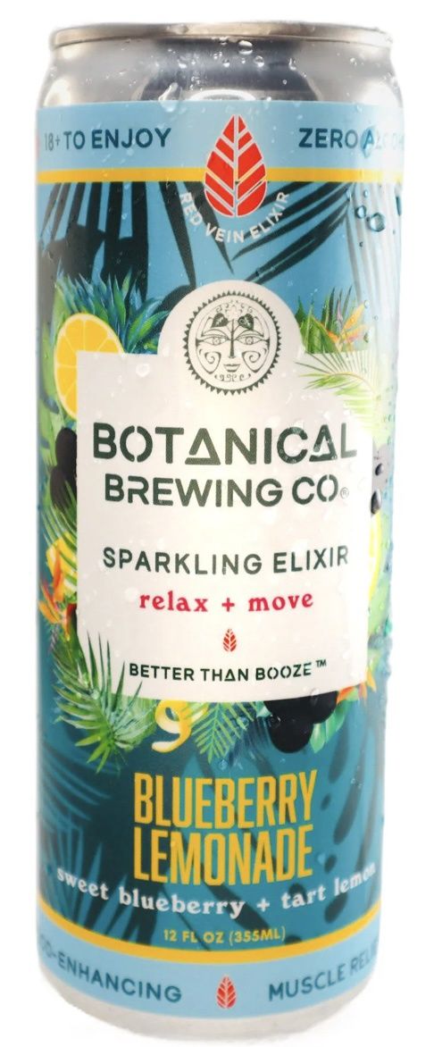 Botanical Brewing Euphoric Seltzers, Flavor: Blueberry Lemonade
