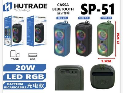 Cassa Bluetooth HUTRADE SP-51