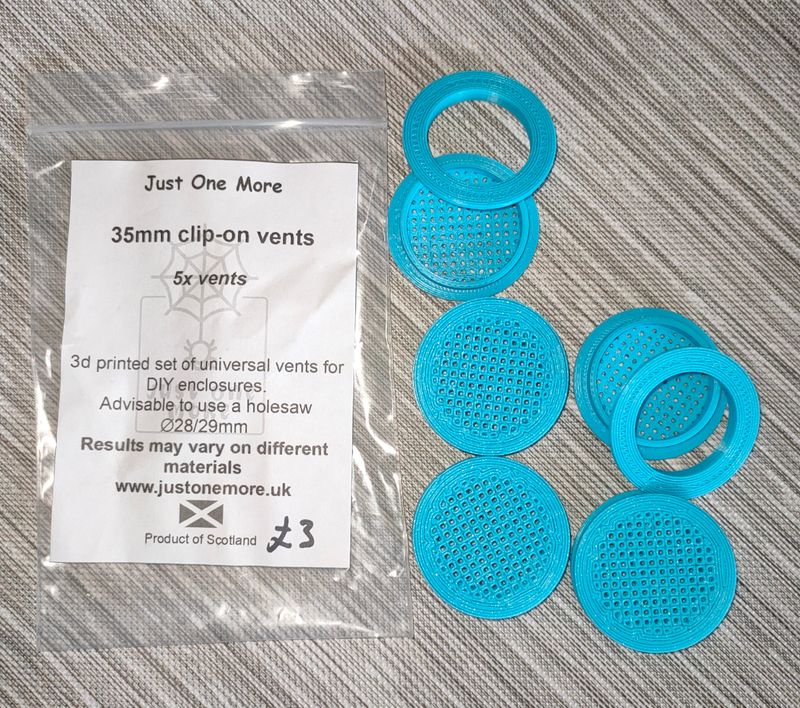 35 mm enclosure vents