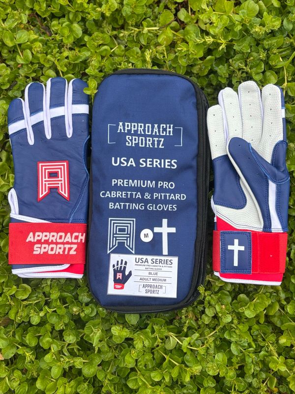 Blue USA Series Batting gloves