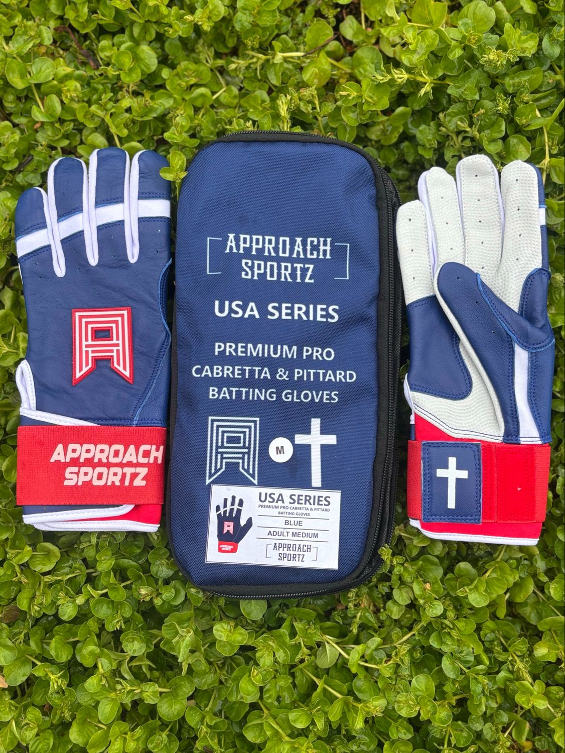 Blue USA Series Batting gloves