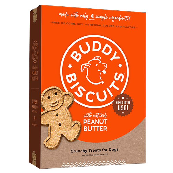 Buddy Biscuits - Peanut Butter, Size: 16oz