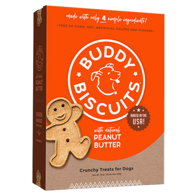 Buddy Biscuits - Peanut Butter, Size: 16oz