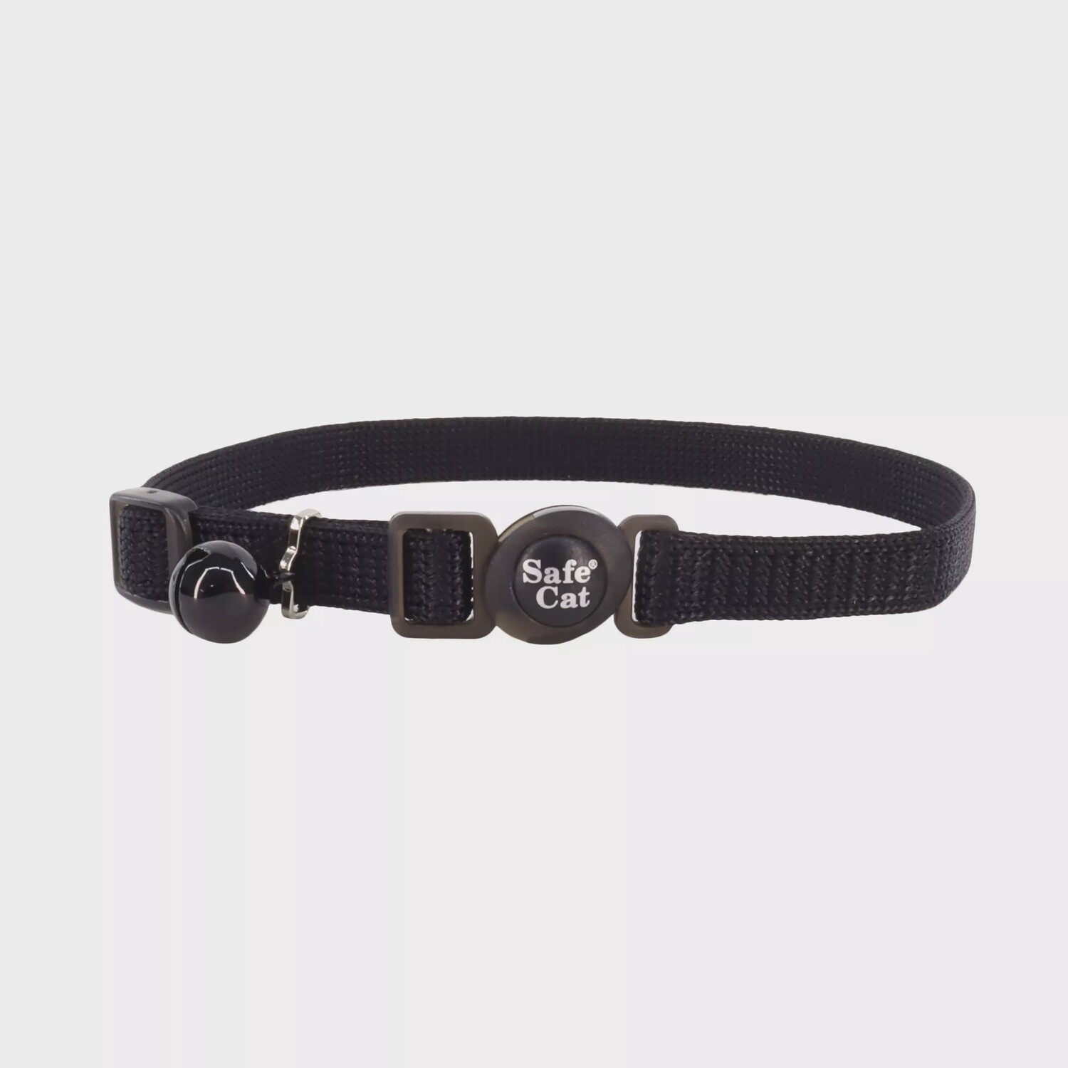 Coastal Safe Cat Adjustable Snag-Proof Breakaway Collar, Color: Black