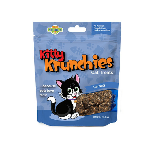 CN Kitty Krunchies, 1oz, Flavor: Herring