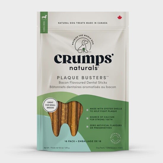 Crumps Naturals Plaque Busters, 7&quot; (10pk), Flavor: Bacon