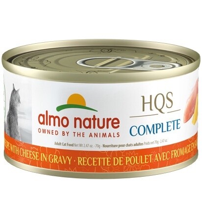 Almo Nature HQS Complete, 2.47oz, Flavor: Chicken &amp; Cheese