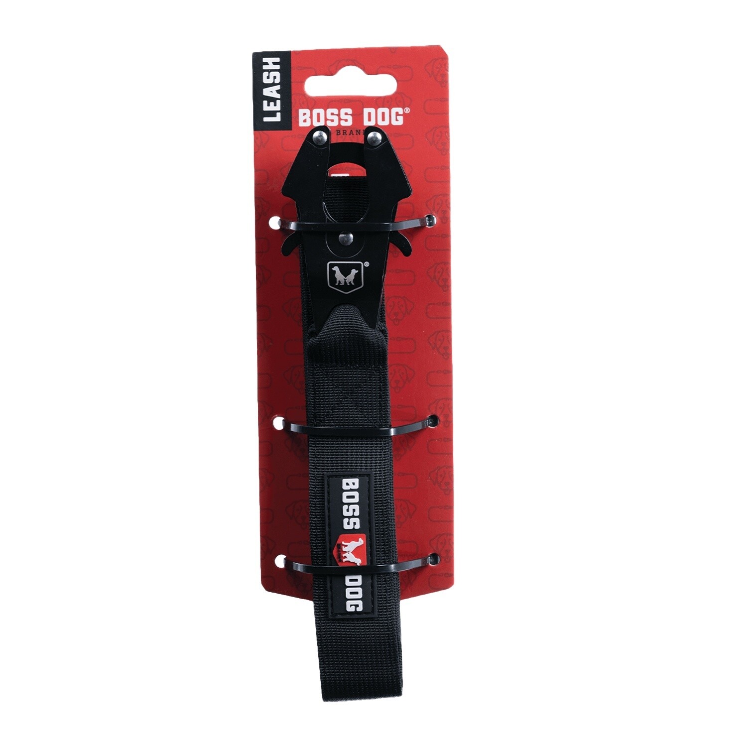 Boss Tactical Leash, Color: Black, Length: 4ft