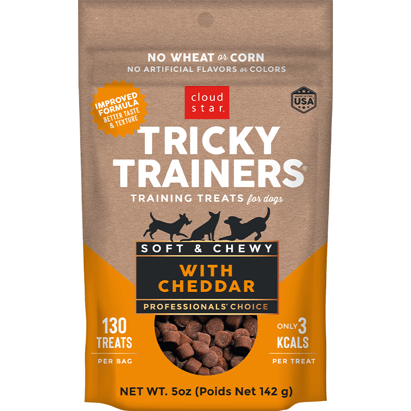 Cloud Star Tricky Trainers Chewy, Flavor: Cheddar, Size: 14oz