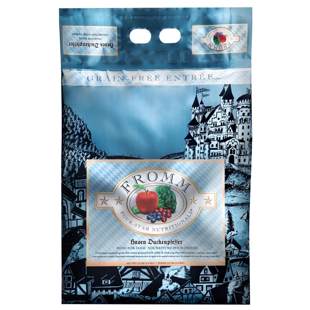 Fromm Four-Star Dog Food - Hasen Duckenpfeffer, Size: 12lb