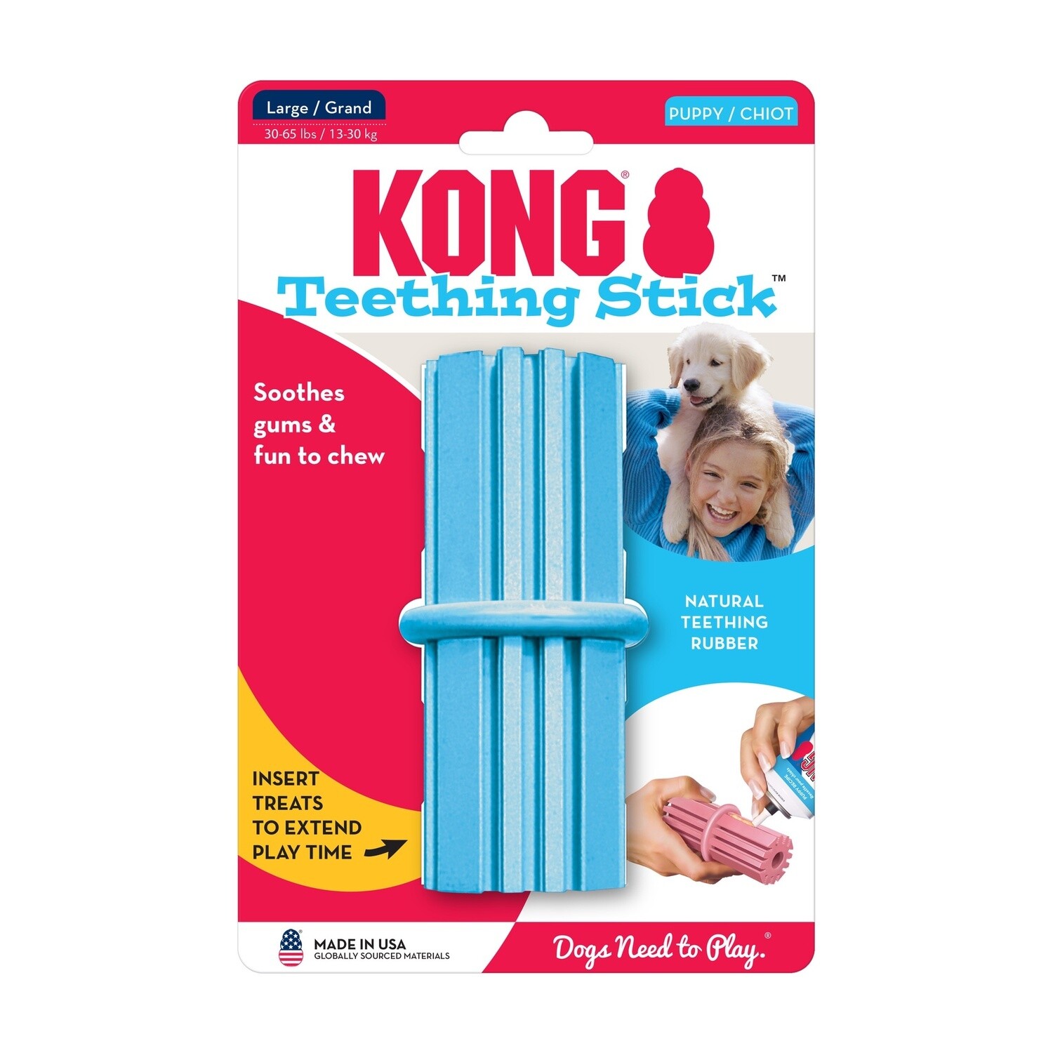 KONG Puppy Teething Stick, Size: Large