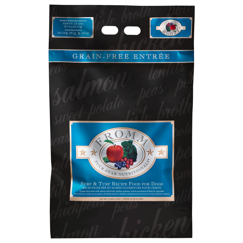 Fromm Four-Star Dog Food - Surf &amp; Turf, Size: 12lb