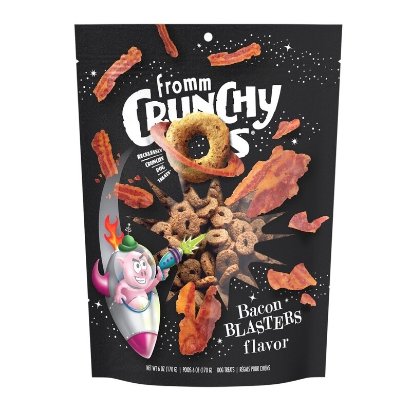 Fromm Crunchy Os, 6oz, Flavor: Bacon Blasters