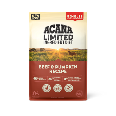 Acana Limited Ingredient Diet - Beef &amp; Pumpkin Recipe