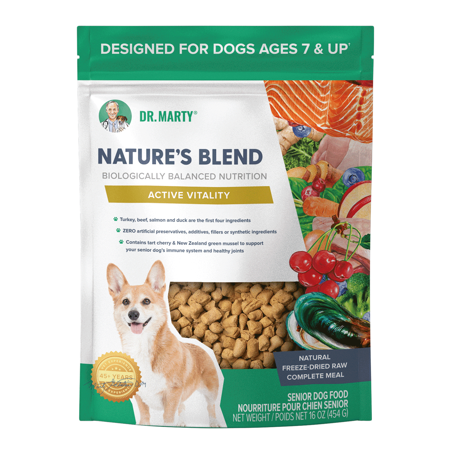 Dr Marty Nature&#39;s Blend - Active Vitality (Senior), Size: 16oz