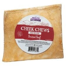 HE Beef Cheek Chews, 1.06oz, Flavor: Beef