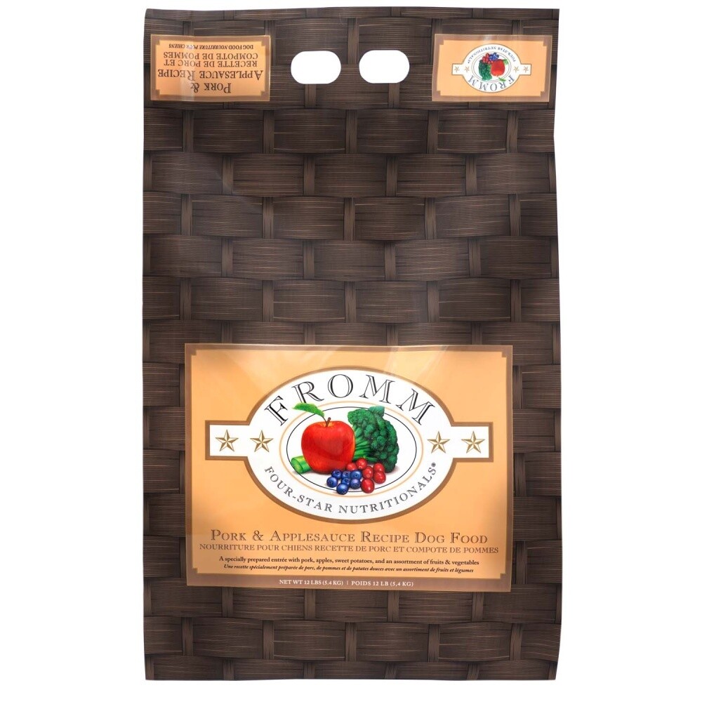 Fromm Four-Star Dog Food - Pork &amp; Applesauce, Size: 12lb