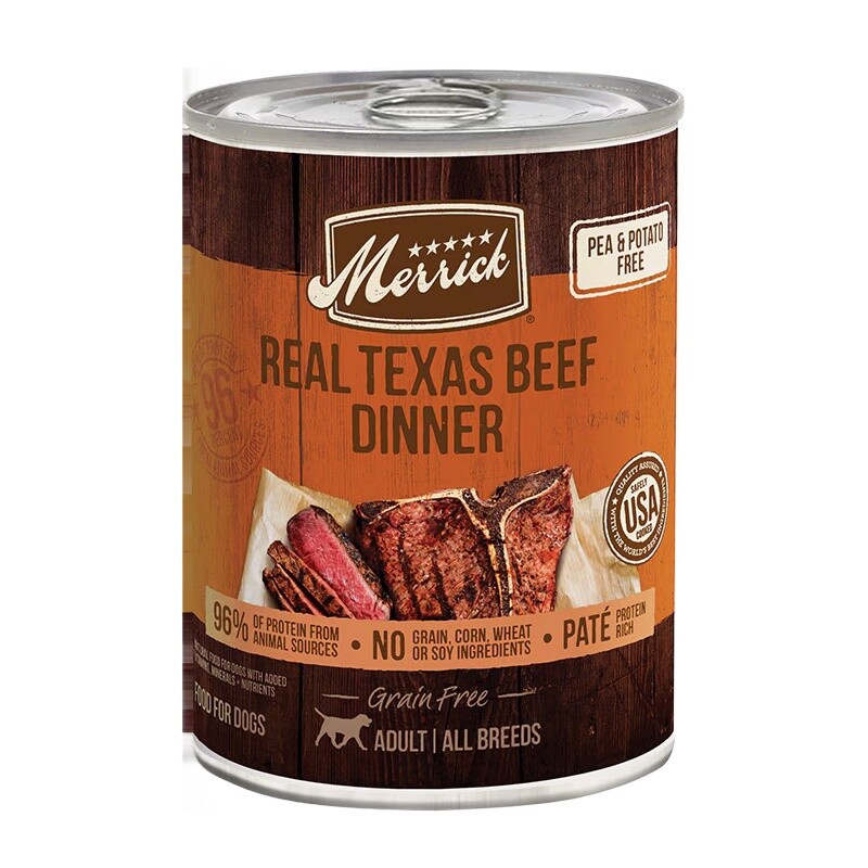 Merrick Grain Free Can, 12.7oz, Recipe: Beef