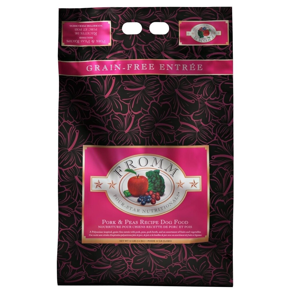 Fromm Four-Star Dog Food - Pork &amp; Peas, Size: 12lb