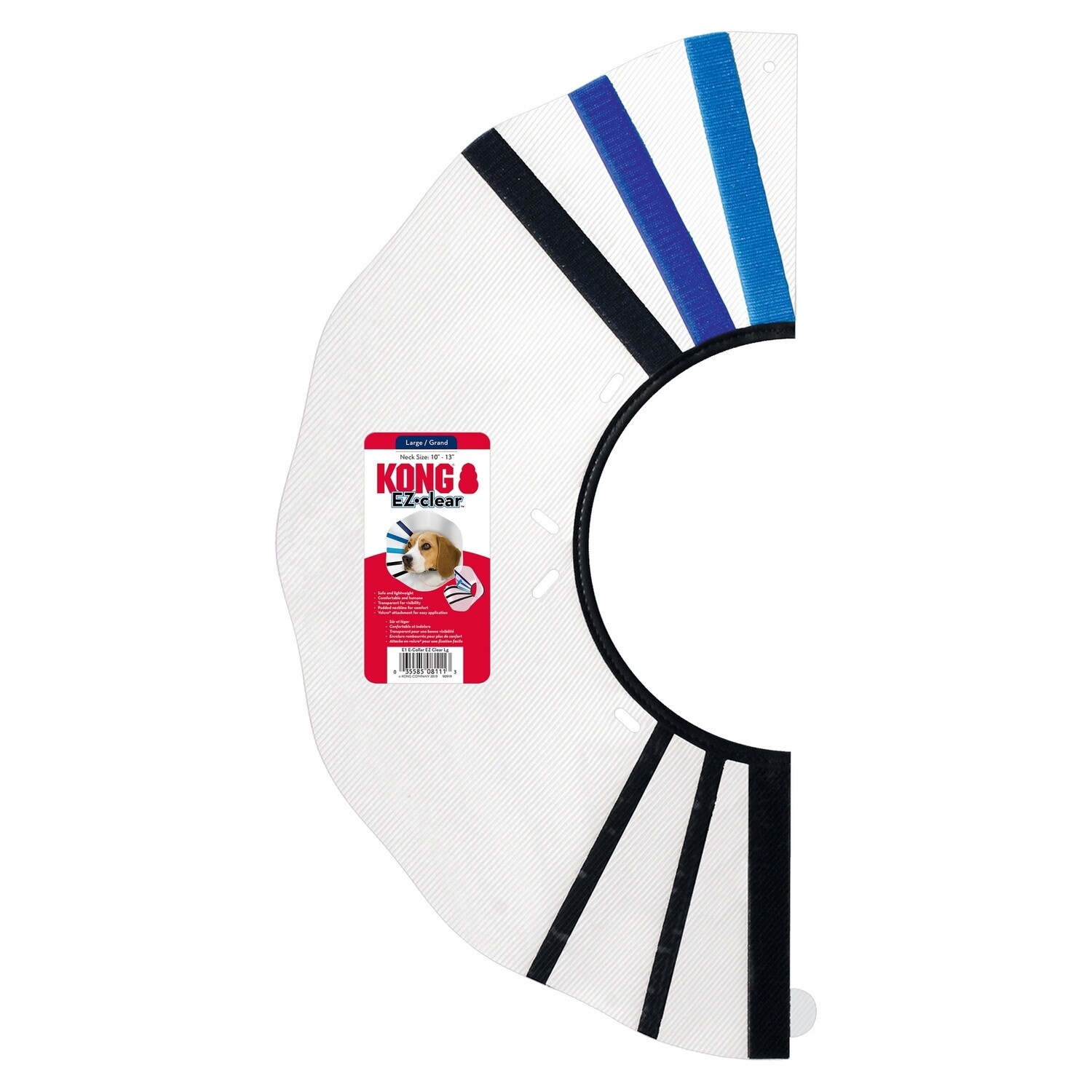 KONG EZ Clear Collar, Size: Large
