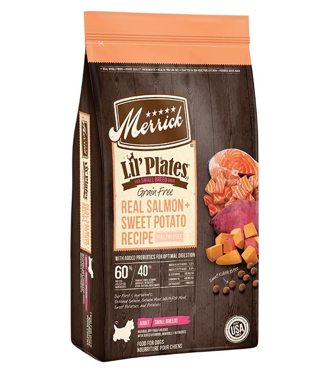 Merrick Grain Free Lil Plates - Salmon + Sweet Potato, Size: 12lb