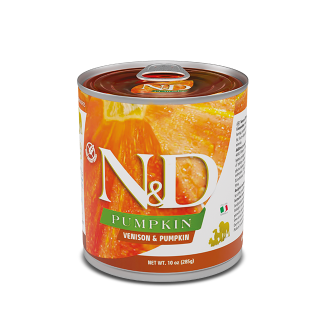 Farmina N&amp;D Pumpkin Can Adult: Venison, Size: 10oz