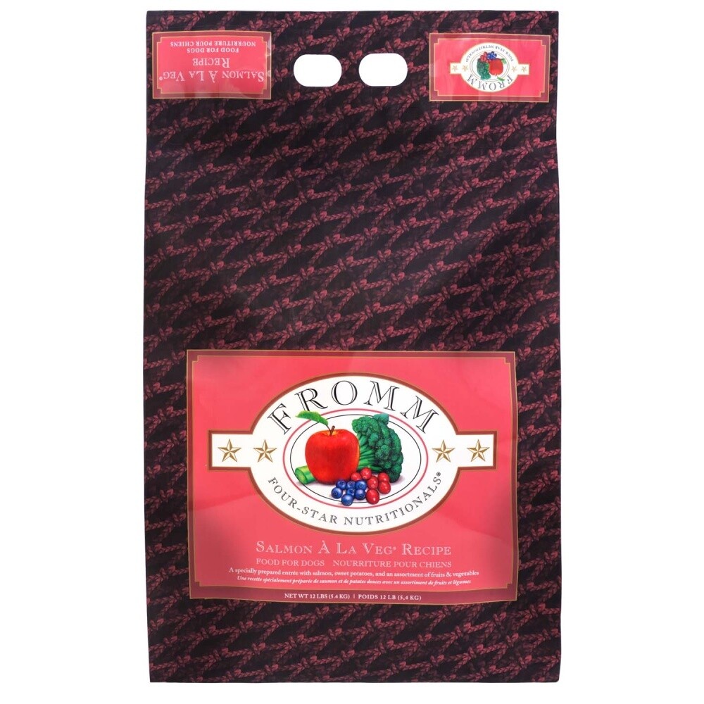 Fromm Four-Star Dog Food - Salmon À La Veg, Size: 12lb
