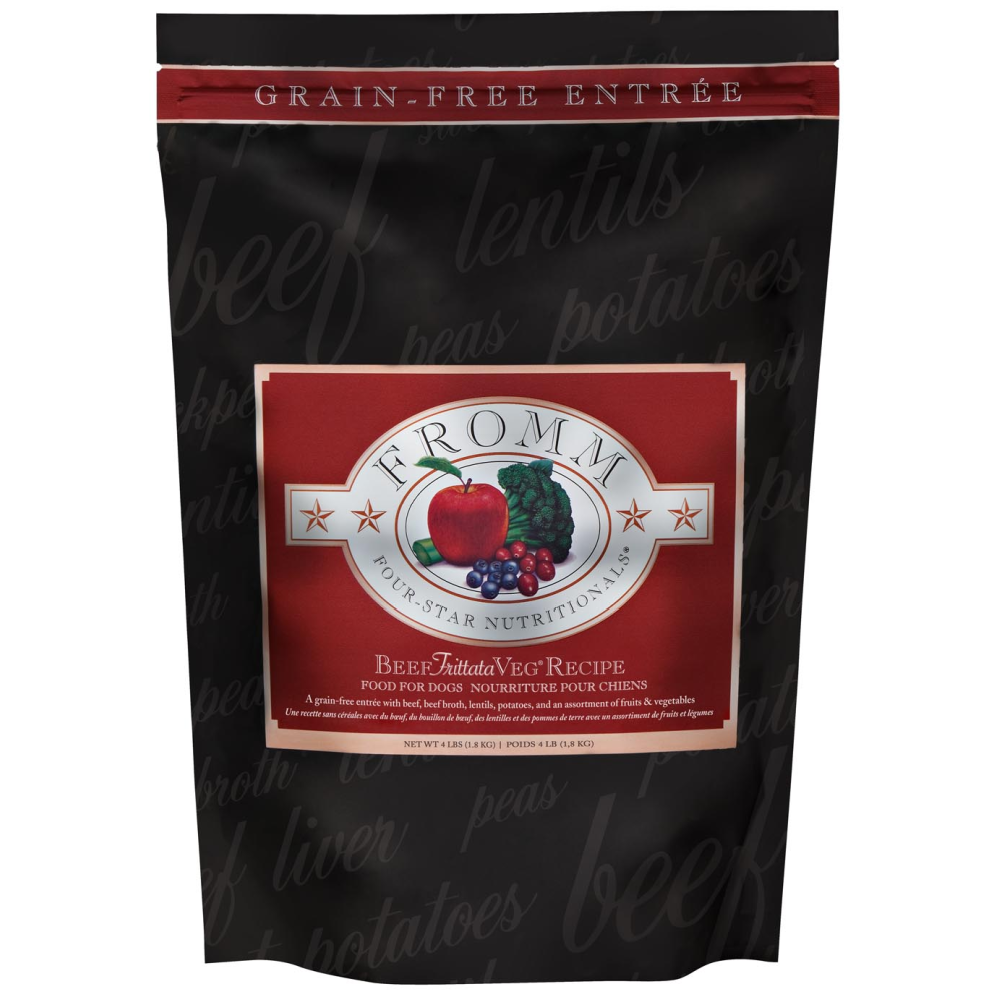 Fromm Four-Star Dog Food - Beef Frittata Veg, Size: 4lb