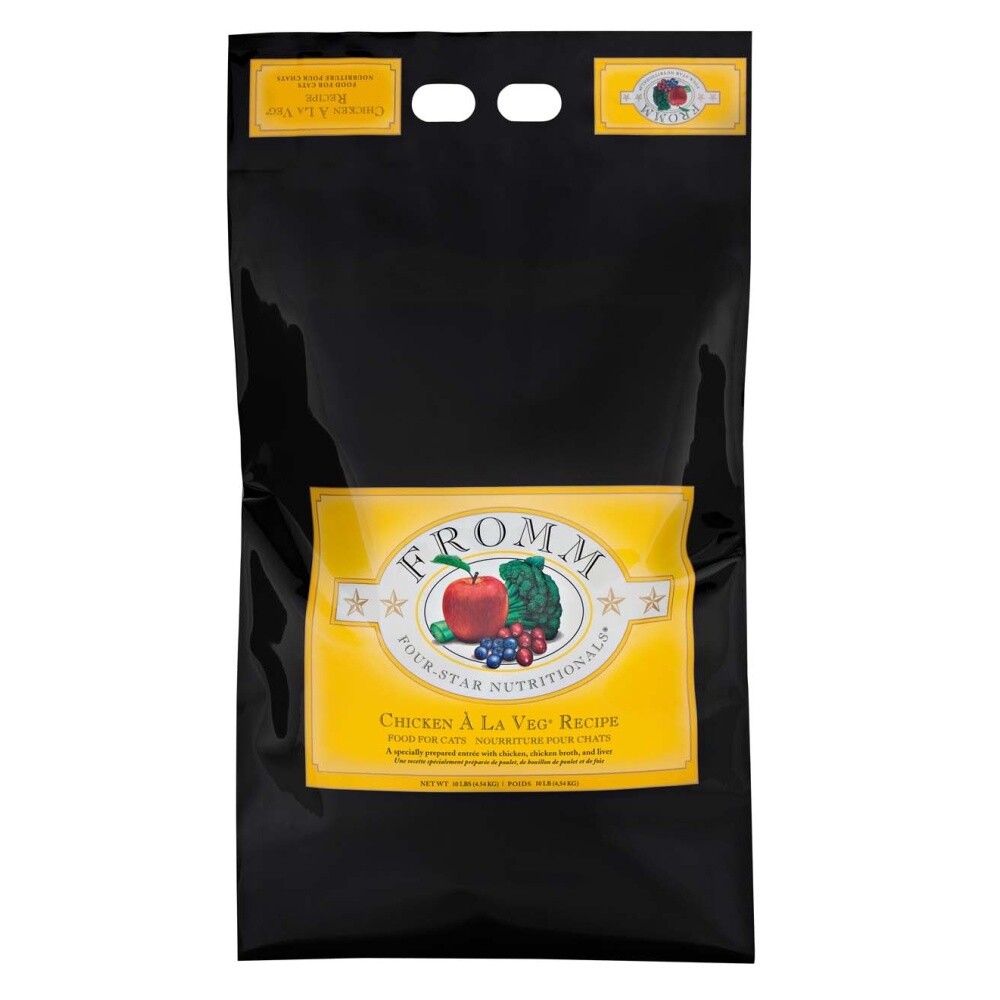 Fromm Four-Star Cat Food - Chicken À La Veg, Size: 10lb