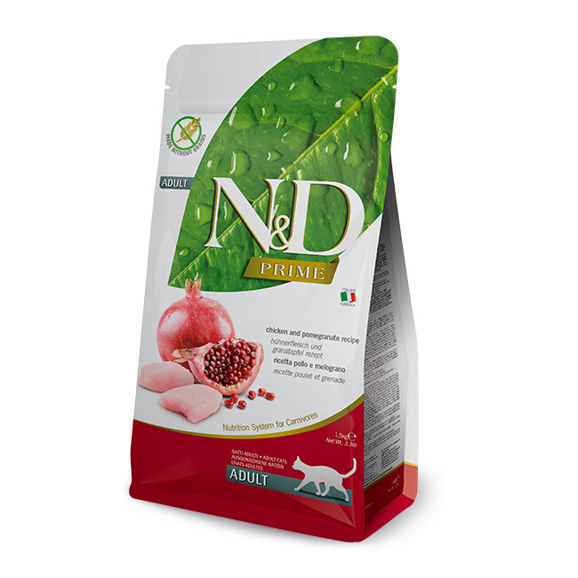 Farmina Cat N&amp;D Prime Adult: Chicken &amp; Pomegranate, Size: 11lb