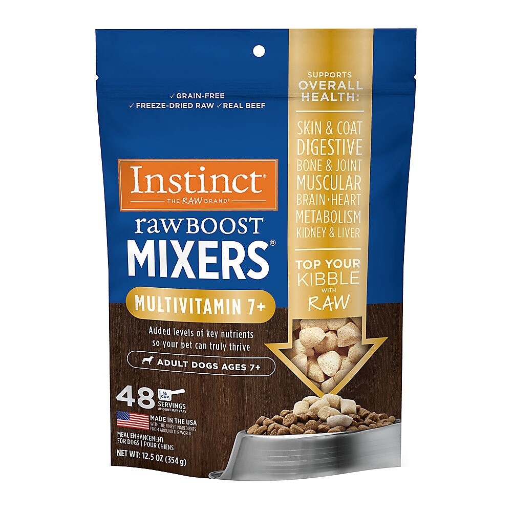 Instinct Raw Boost Mixers - Multivitamin 7+, Size: 12.5oz