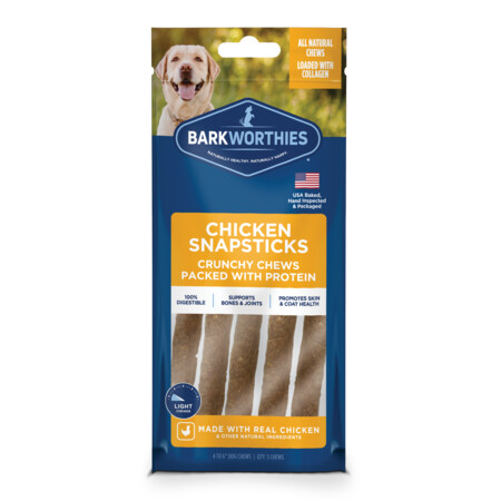 Barkworthies Chicken SnapSticks - 6&quot; 5pk