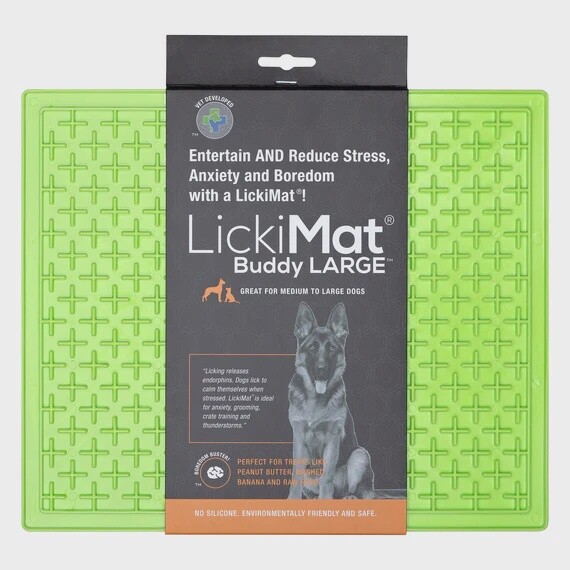LickiMat Buddy L/XL, Color: Green