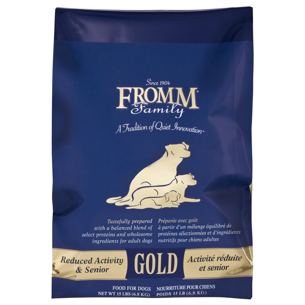 Fromm Gold Dog Food - Reduced Activity &amp; Senior, Size: 15lb