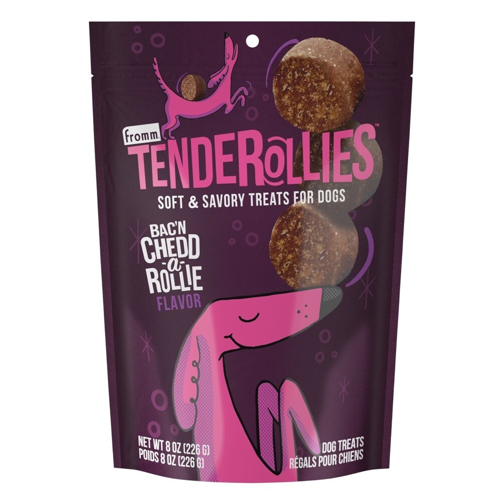 Fromm Tenderollies, 8oz, Flavor: Bac&#39;n Chedd-a-Rollie