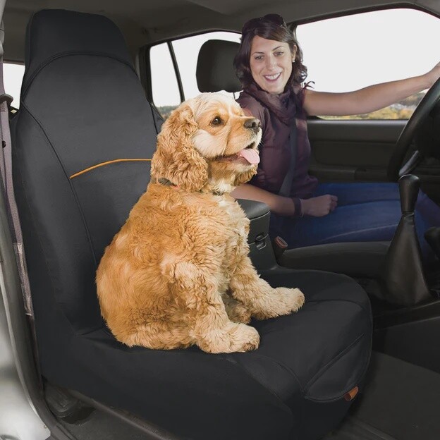 Kurgo Auto Copilot Bucket Seat Cover, Color: Black
