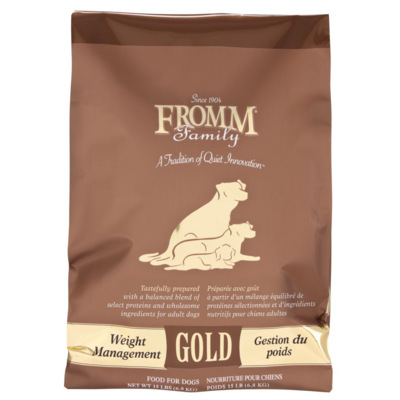 Fromm Gold Dog Food - Weight Management, Size: 15lb