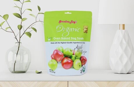 Grandma Lucy&#39;s Organic Treats, 14oz, Flavor: Apple