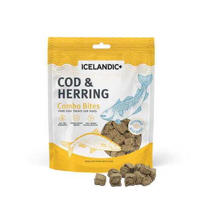 Icelandic+ Combo Bites, 3oz, Flavor: Cod &amp; Herring