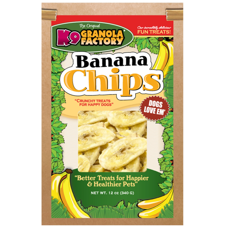 K9 Granola Banana Chips, 12oz