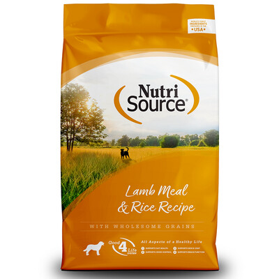 Nutrisource Adult, Lamb &amp; Rice, Size: 15lb