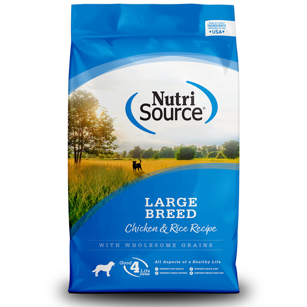 Nutrisource Large Breed, Chicken &amp; Rice, Size: 26lb