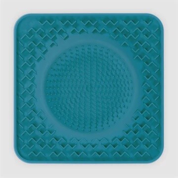 Messy Mutts Licking Bowl Mat, Color: Blue