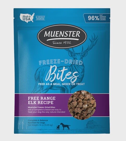 Muenster FD Bites - Elk, 16oz