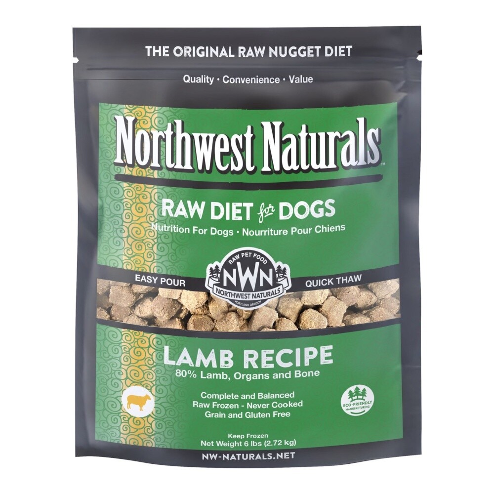 NWN Raw Frozen Nuggets - Lamb, Size: 6lb