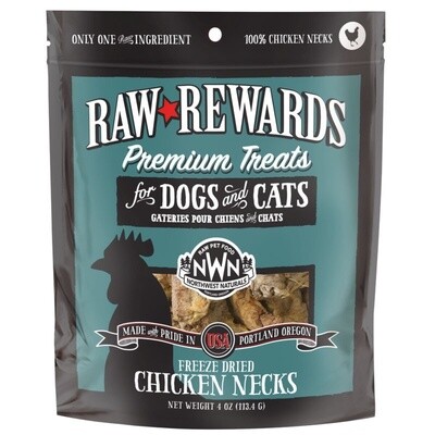 NWN Freeze-Dried Necks, Protein: Chicken, 4oz