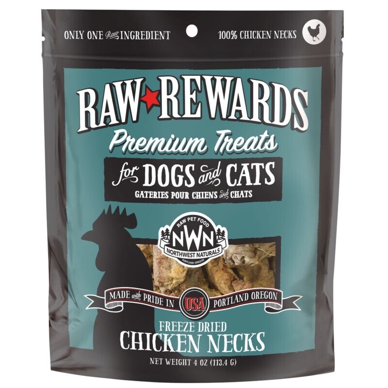 NWN Freeze-Dried Necks, Protein: Chicken, 4oz