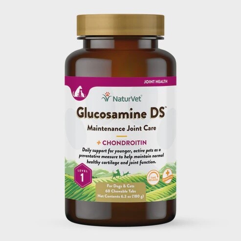 NaturVet Tablets - Glucosamine DS L1, 60ct